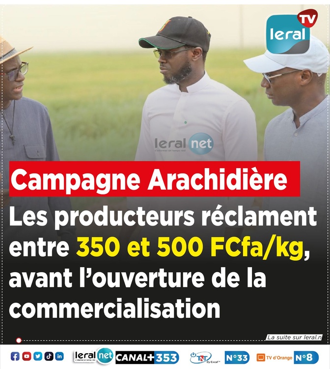 Campagne arachidière sous haute tension : Les producteurs exigent un prix juste !