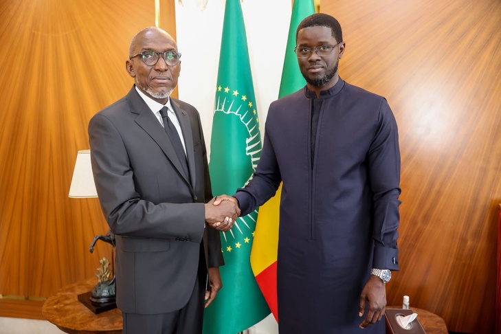 Photos : Audience du Président de la République, Bassirou Diomaye Faye à Me Aly FALL, Bâtonnier de l’Ordre des avocats du Sénégal, ce mardi Photos : Audience du Président de la République, Bassirou Diomaye Faye à Me Aly FALL, Bâtonnier de l’Ordre des avocats du Sénégal, ce mardi