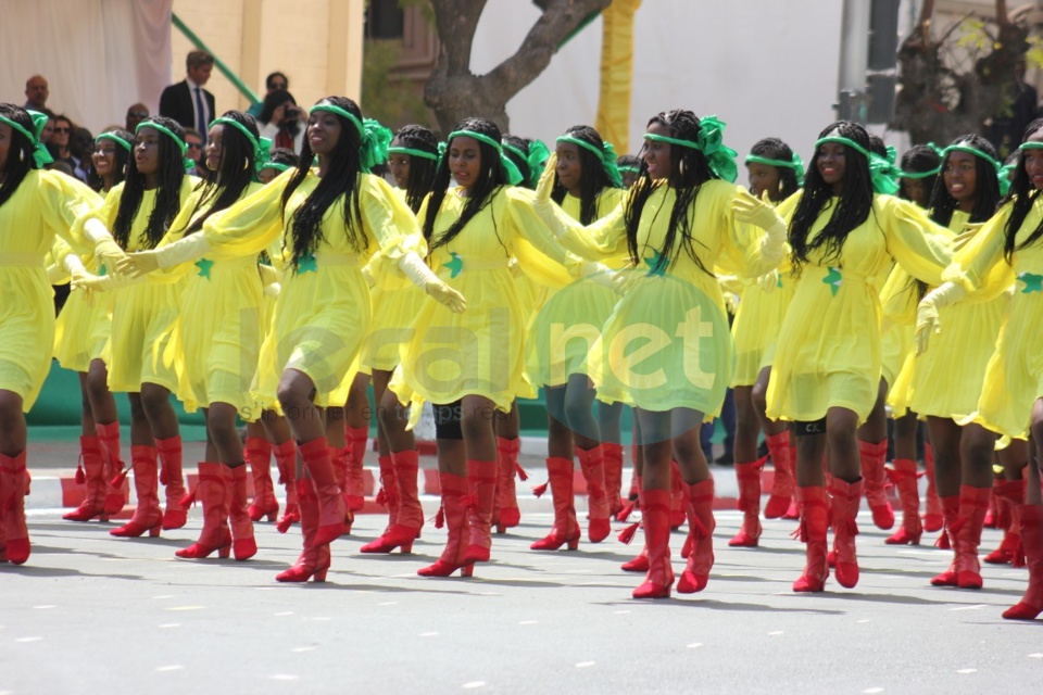 La belle prestation des majorettes du Lycée J. F. Kennedy en images