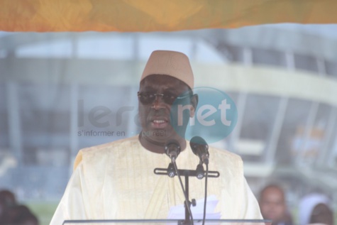 Revivez en images la cérémonie de la pose de la première pierre de l'Arène nationale par Macky Sall