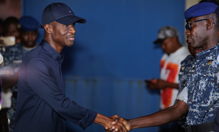 Photos : Ministre de l’Intérieur et de la Sécurité publique, présent à une opération de sécurisation combinée Police- Gendarmerie à Dakar, ce week-end