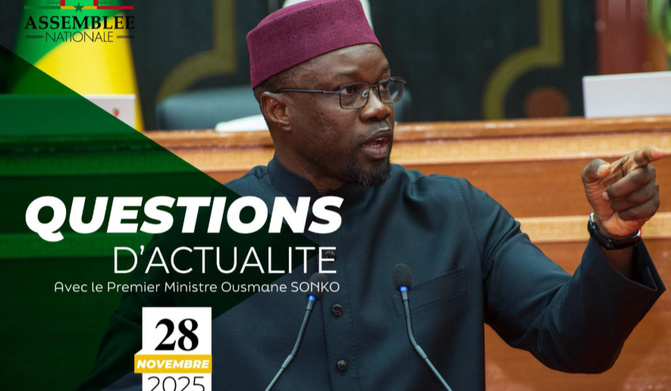 Audition du Premier ministre Ousmane Sonko et son Gouvernement : Le Bureau de l’Assemblée nationale convoqué, le 28 novembre prochain