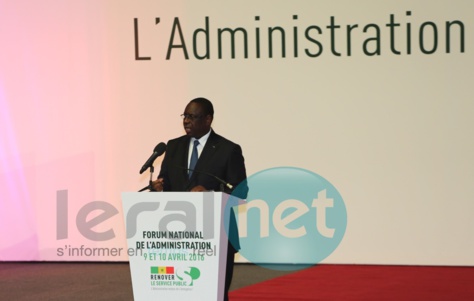 Gouvernance : Macky Sall veut une administration simple, disponible et efficace.