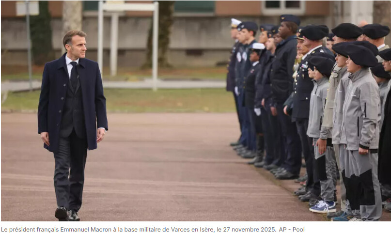 France: Macron annonce un nouveau service national volontaire «purement militaire», dès l'été 2026