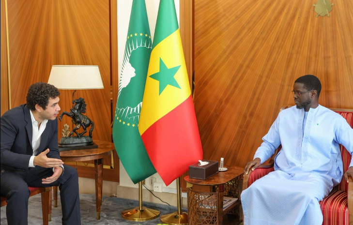 Photos/ Palais présidentiel : Le Président de la République, Bassirou Diomaye Faye a reçu M. Naguib Sawiris, Président du Groupe Orascom, ce vendredi Photos/ Palais présidentiel : Le Président de la République, Bassirou Diomaye Faye a reçu M. Naguib Sawiris, Président du Groupe Orascom, ce vendredi