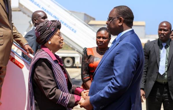 Coopération: La Présidente du Libéria effectue une visite  de travail à Dakar
