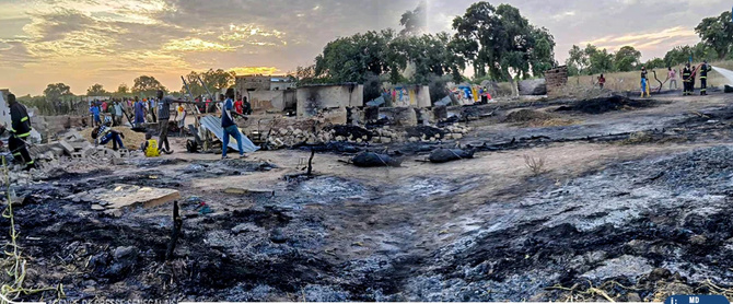 Lour Escale (Kaffrine) : trois maisons réduites en cendres par un incendie