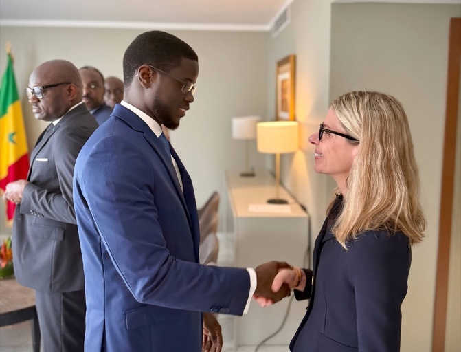 Partenariat stratégique : Mme Anna Bjerde reçue en audience par le président de la République