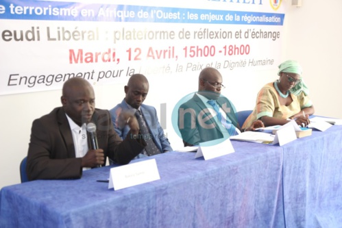 Photos : Journée de réflexion sur les enjeux de la régionalisation du terrorisme en Afrique de l’Ouest organisée par le Rjpdh