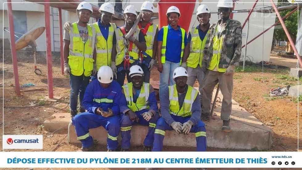 THIES: l’opération de dépose du pylône réussie (Photos)