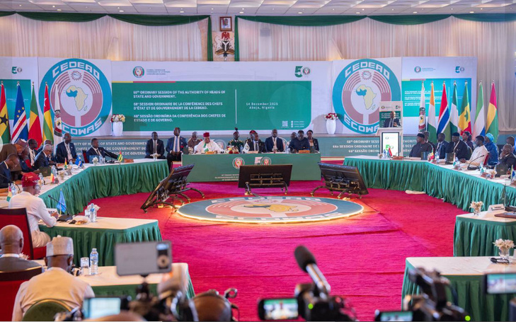 Photos / 68ᵉ Session ordinaire de la Conférence des Chefs d’État et de Gouvernement de la CEDEAO : le Sénégal désigné pour assurer la présidence de la Commission de l’Organisation pour la période 2026-2030