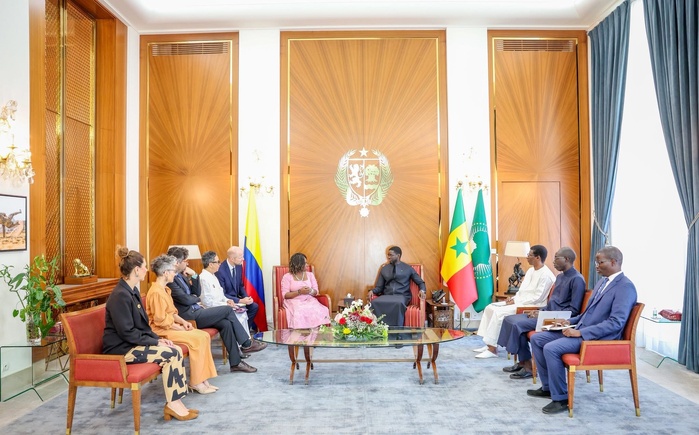 Relations Sénégal–Colombie : La Vice-présidente colombienne reçue par le Président Faye