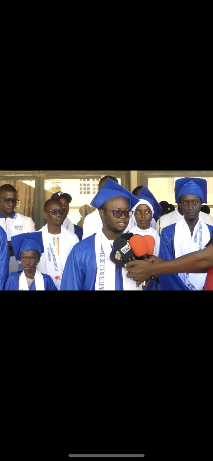 Journée de l'excellence de la formation professionnelle et technique : LTAP de Saint Louis remporte le 1er prix.