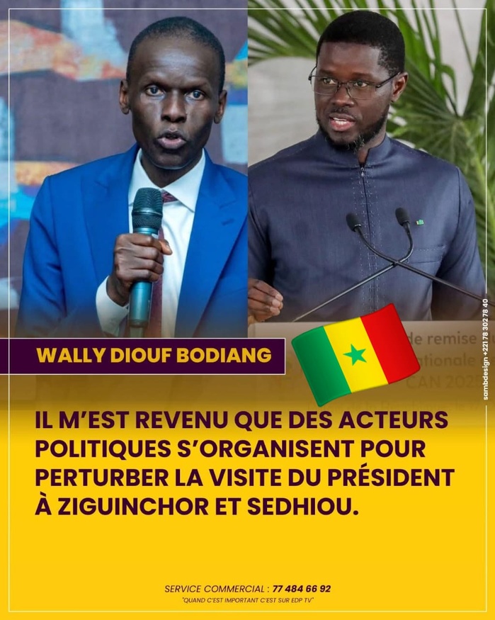 Casamance / Bougar Diouf : “l’appel hypocrite du Premier ministre Ousmane SONKO n’est pas un geste républicain, c’est une manœuvre de sabotage”