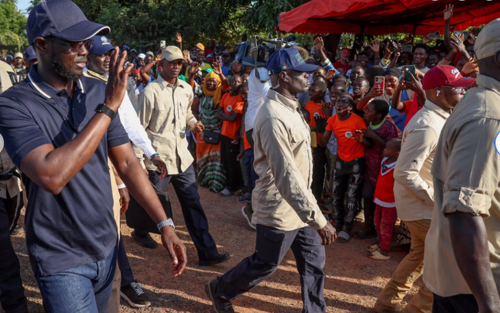 Photos / Casamance : le Président de la République, Bassirou Diomaye Faye, s’est rendu à Coubalan, département de Bignona, pour une visite consacrée au volet agricole