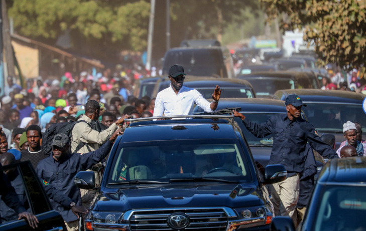 Photos : Le Président Bassirou Diomaye Faye a procédé au lancement officiel du projet d’aménagement et de bitumage de la route Sandiniéry – Tanaff