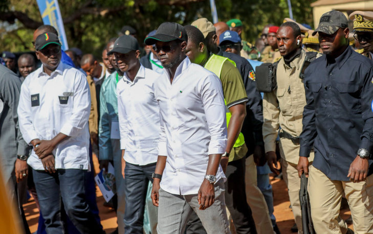 Photos : Le Président Bassirou Diomaye Faye a procédé au lancement officiel du projet d’aménagement et de bitumage de la route Sandiniéry – Tanaff