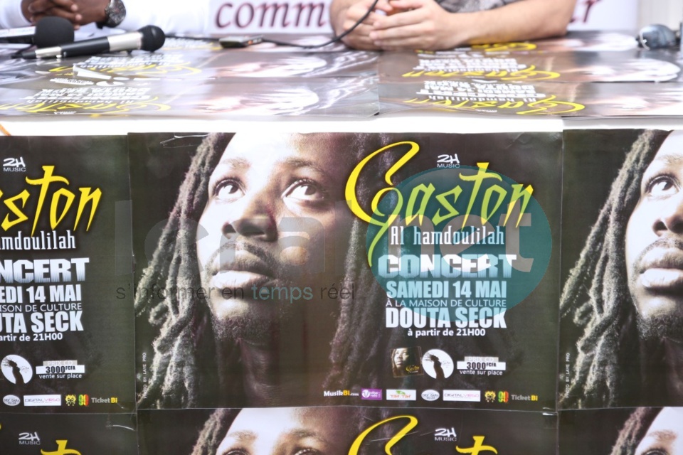  En images la présentation du nouvel album de Gaston alias Baye Sen, intitulé « Alhamdoulilah »