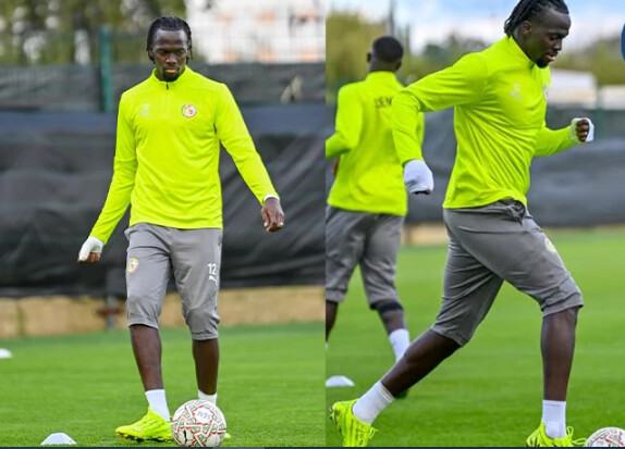 CAN 2025 : Chérif Ndiaye présent durant toute la séance d’entraînement