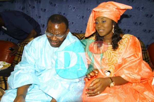 Adja Déthié Pène en compagnie de  son époux Cheikh Béthio Thioune