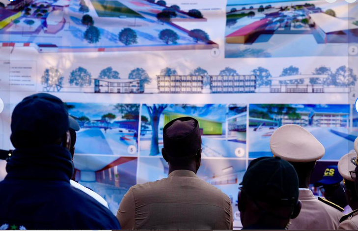 Photos / Commune de Passy : Le Premier ministre Ousmane SONKO a procédé à la pose de la première pierre du lycée moderne