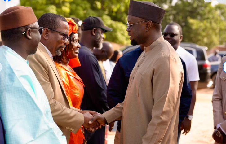 Photos / Commune de Passy : Le Premier ministre Ousmane SONKO a procédé à la pose de la première pierre du lycée moderne