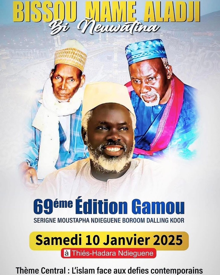 Thiès / Gamou de Serigne Moustapha Ndiéguène : La 69e édition prévue le 10 janvier 2025, se prépare activement