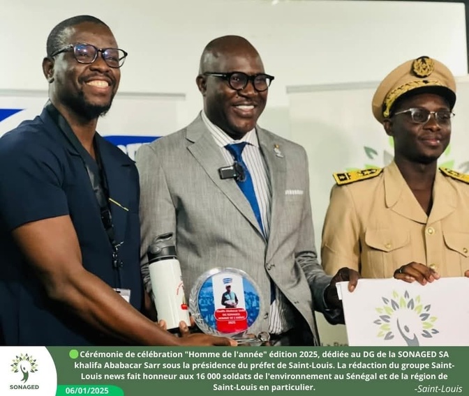 Saint-Louis : Khalifa Ababacar Sarr, DG de la Sonaged SA, honoré