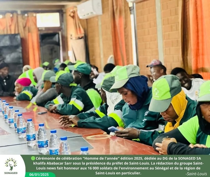 Saint-Louis : Khalifa Ababacar Sarr, DG de la Sonaged SA, honoré