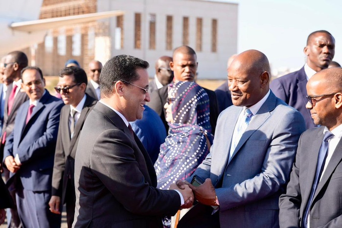 Coopération Sénégal–Mauritanie : Moctar Ould Djay accueilli par Ousmane Sonko Coopération Sénégal–Mauritanie : Moctar Ould Djay accueilli par Ousmane Sonko