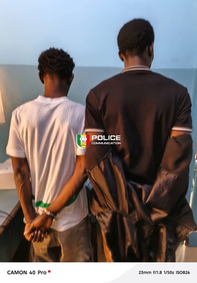 Agression avec usage d’armes blanches: deux individus arrêtés