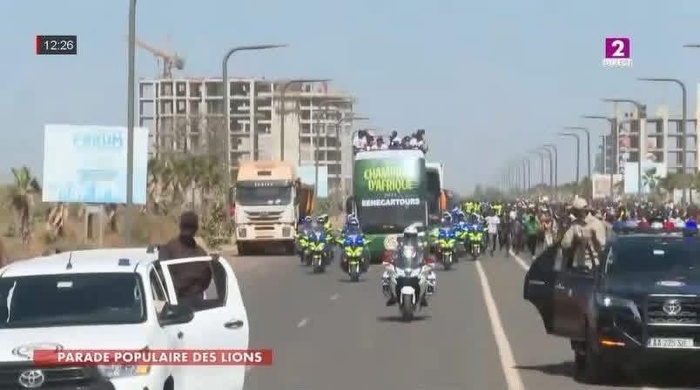 Parade des champions d’Afrique dans les rues de Dakar (Photos) Parade des champions d’Afrique dans les rues de Dakar (Photos)