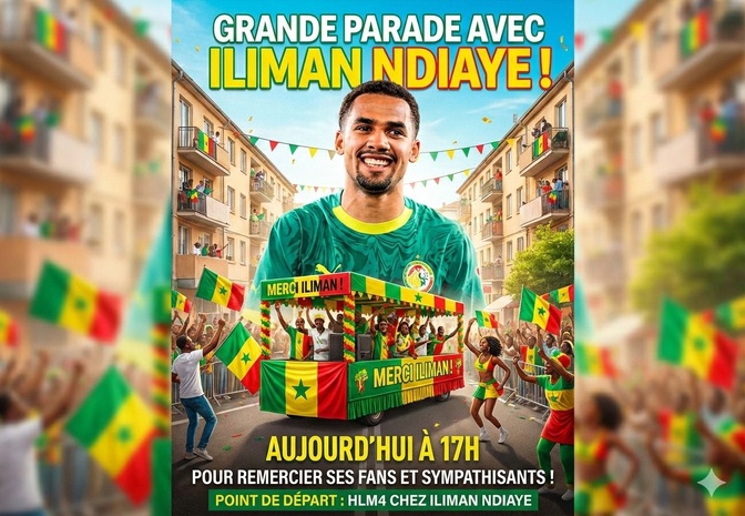 HLM 4 : Grande parade avec Ilimane Ndiaye pour remercier ses fans et sympathisants, ce mercredi, à 17 heures