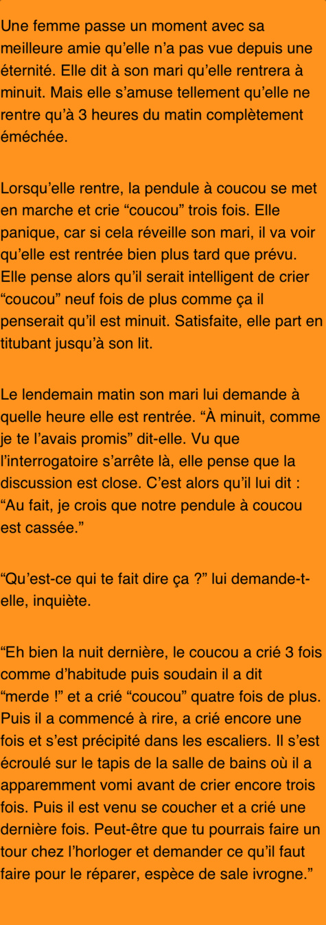 Cette femme ivre pensait être vraiment intelligente. Mais ce que lui dit son mari la laisse sans voix.