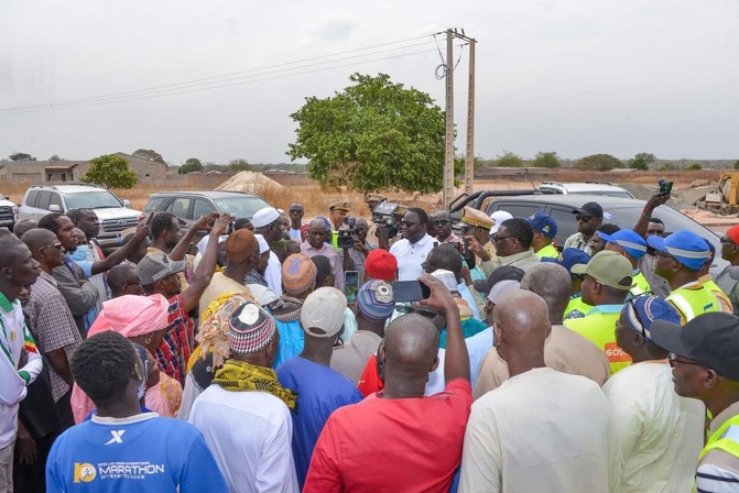 Photos / Boucle du Fouladou : Déthié FALL supervise la reprise des travaux