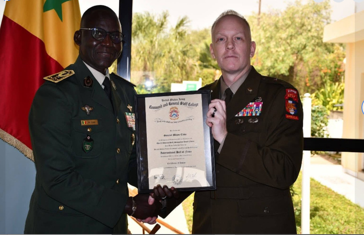 Photos : Le Général d’Armée Mbaye Cissé, officiellement intronisé à l’International Hall of Fame de l’école d'état-major de l’armée de terre américaine