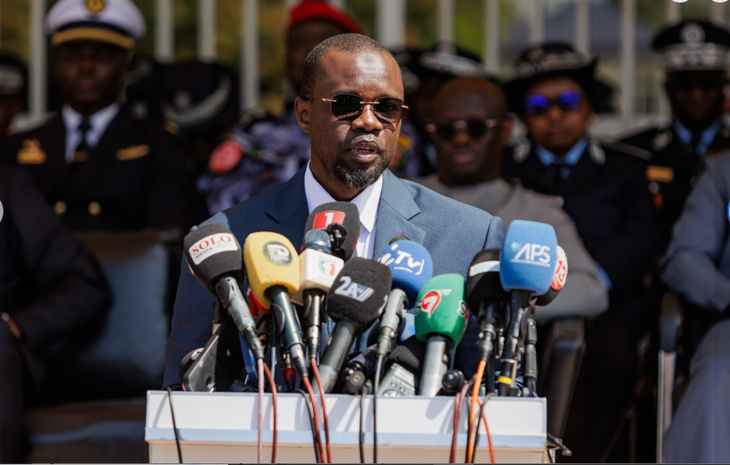 Photos : l’Ecole nationale de Police a reçu la visite du Premier Ministre Ousmane SONKO, ce mardi