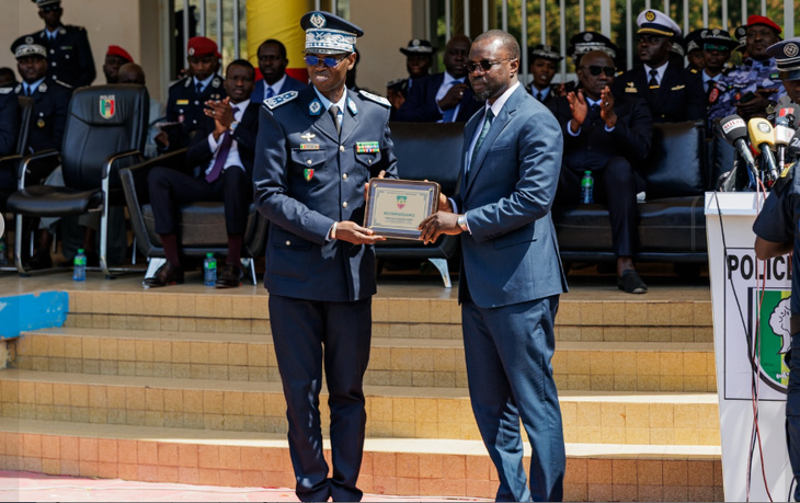 Photos : l’Ecole nationale de Police a reçu la visite du Premier Ministre Ousmane SONKO, ce mardi
