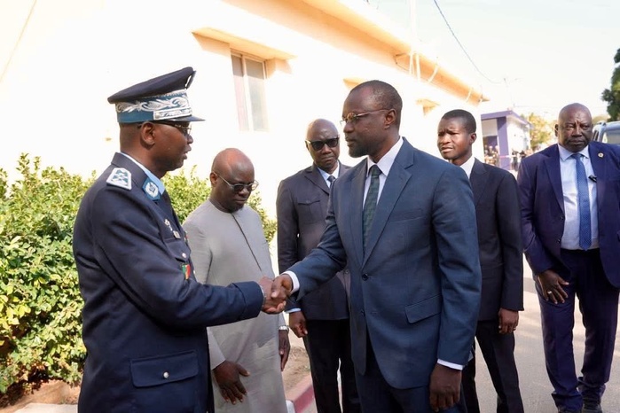 Ousmane Sonko en visite à la Police nationale : Un engagement renouvelé pour la sécurité