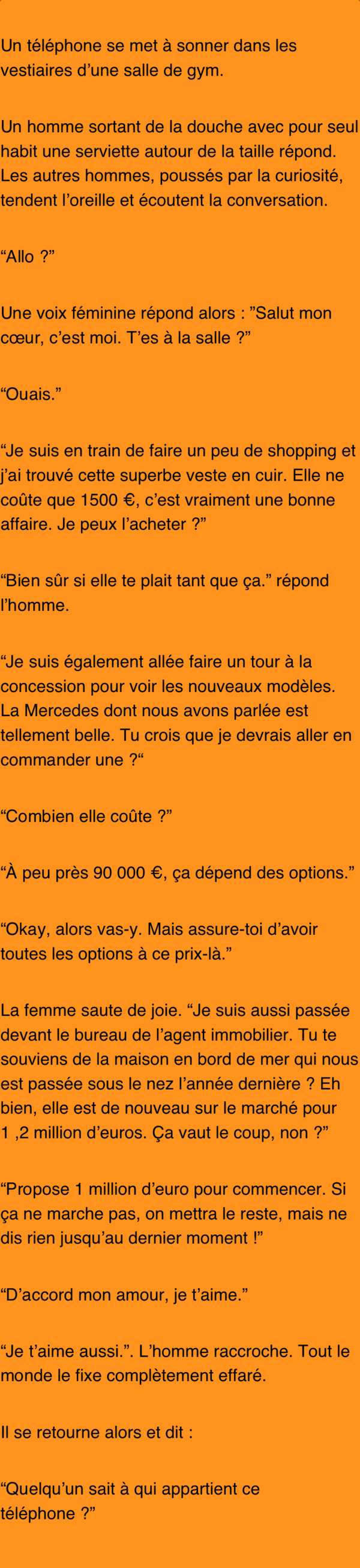Perplexes, ils regardent tous cet homme dans les vestiaires. Mais ce qu’il finit par dire laisse tout le monde sans voix.