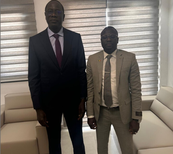 Audience : Cheikh Sène, Enseignant-Chercheur, reçu par le Ministre de l’Enseignement supérieur à l’Université Rose Dieng  Campus France Sénégal