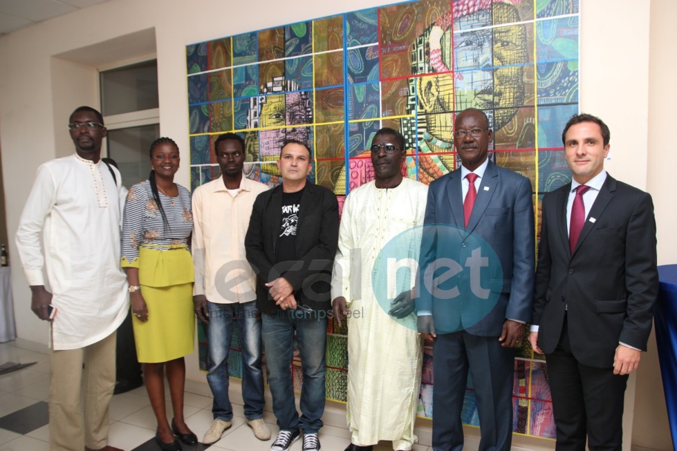 Les images du vernissage à l'Allianz Sénégal