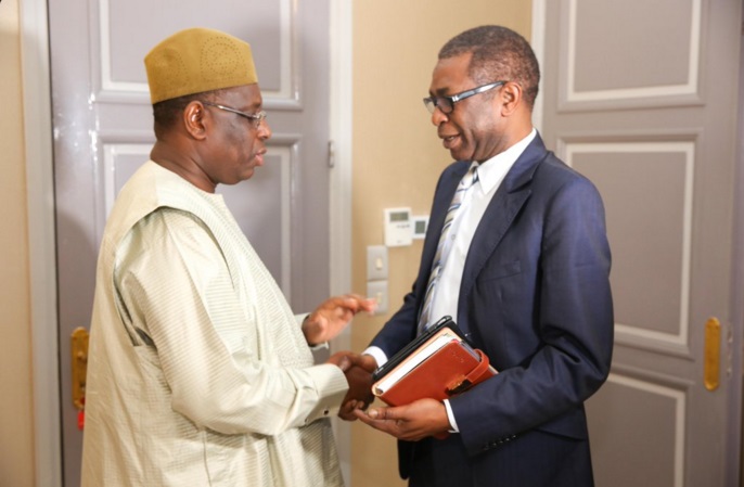 Youssou Ndour présente son nouvel album au Président Sall