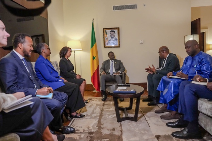 Sommet de l’UA : Ousmane Sonko multiplie les rencontres de haut niveau, pour renforcer la coopération internationale
