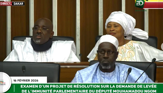 Assemblée nationale :  L’immunité parlementaire de Mouhamadou Ngom dit Farba, levée
