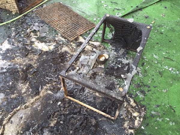 Grave incendie à l’incubateur d’entreprise de Thione Niang à Ngor (IMAGES)