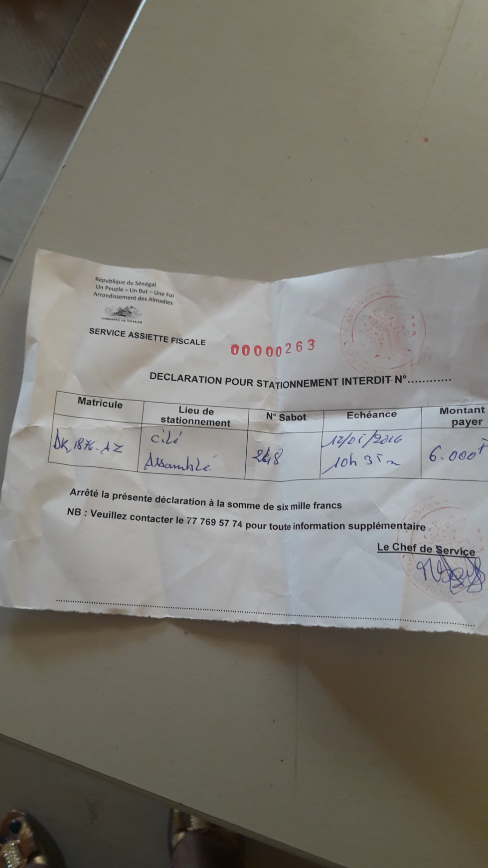 La mairie de Ouakam pose des sabots sur des voitures garées devant le domicile de leurs propriétaires
