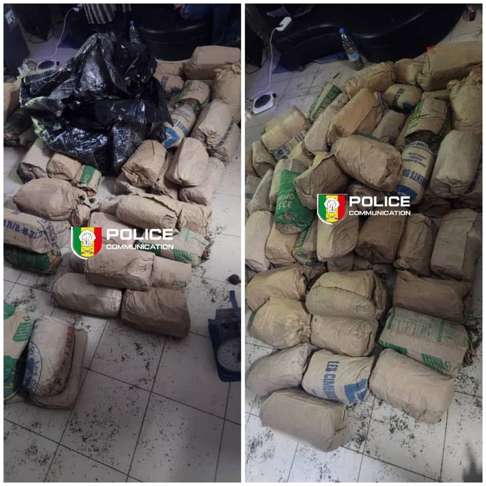 Thiaroye : Un point de stockage de stupéfiants démantelé