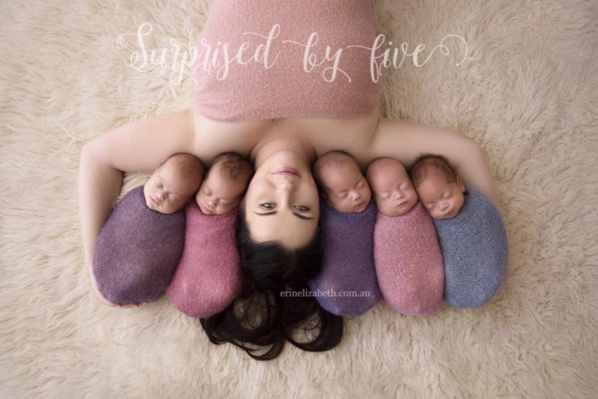 La jeune femme de 26 ans attend l’arrivée de ses quintuplés avec impatience. Aujourd’hui, les photos sont enfin là et elles sont vraiment sublimes!