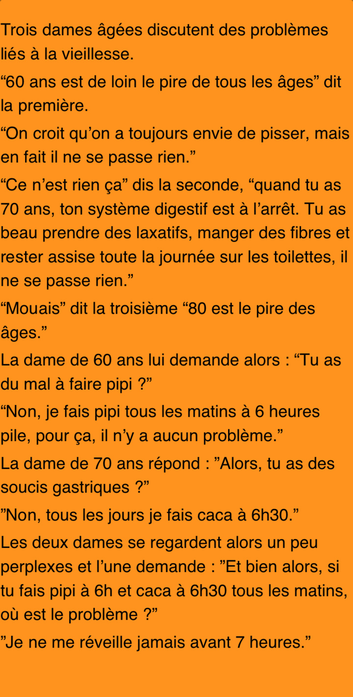 3 vieilles dames ont un débat sur ce qui est, selon elles, le pire des âges. Le gagnant? HAHA